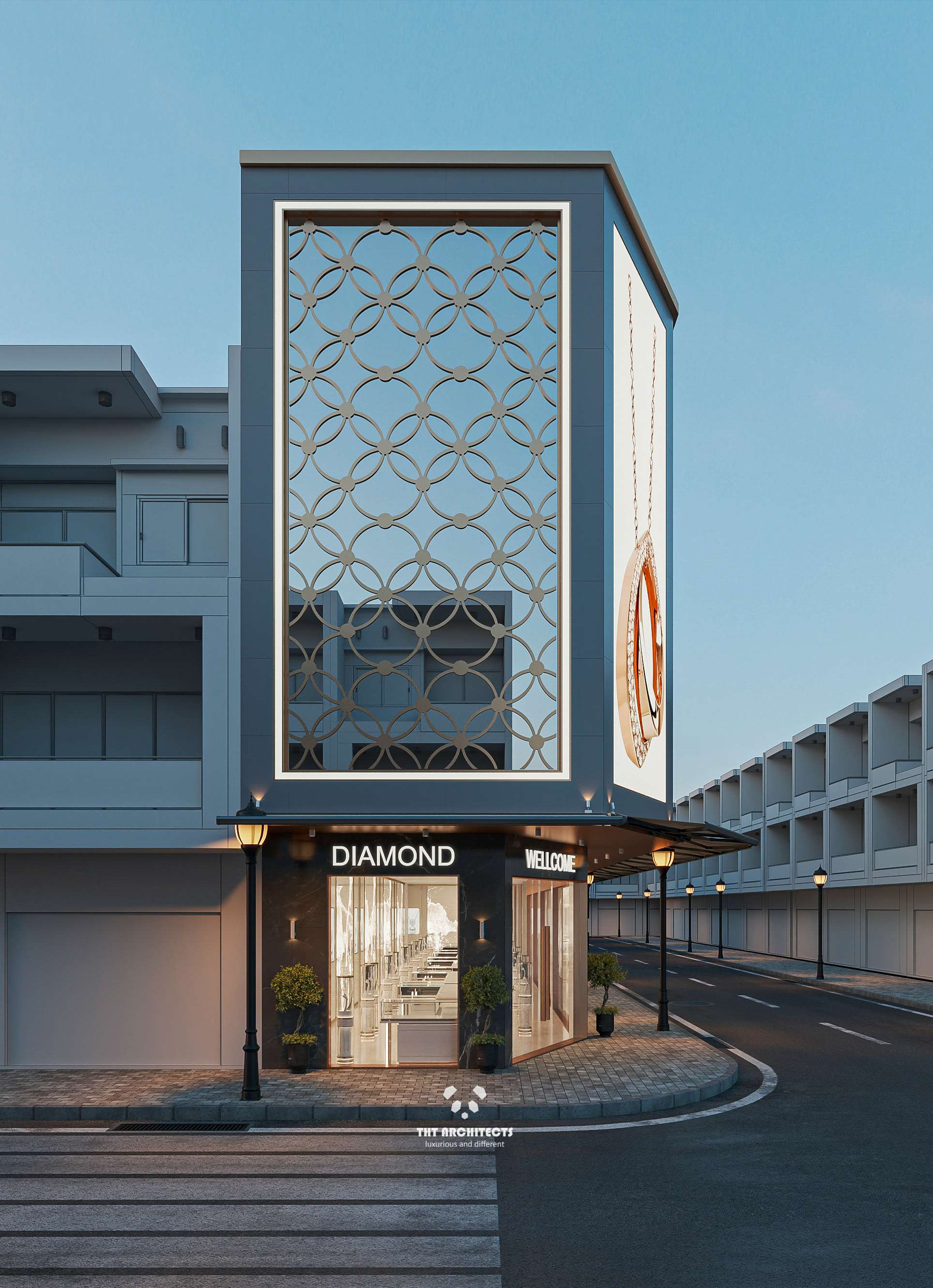 tht arichitects - Tiệm vàng Kim Hương Dinh - mặt tiền 3
